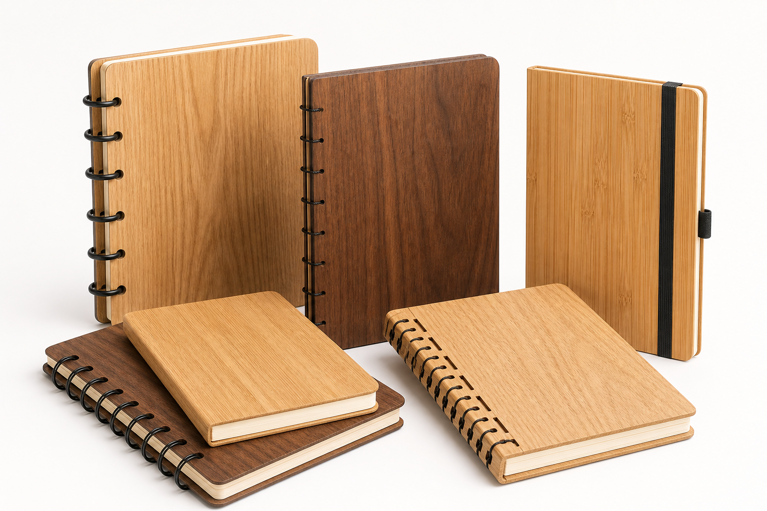 Zdjęcie przykładowego produktu: personalizowane notesy drewniane