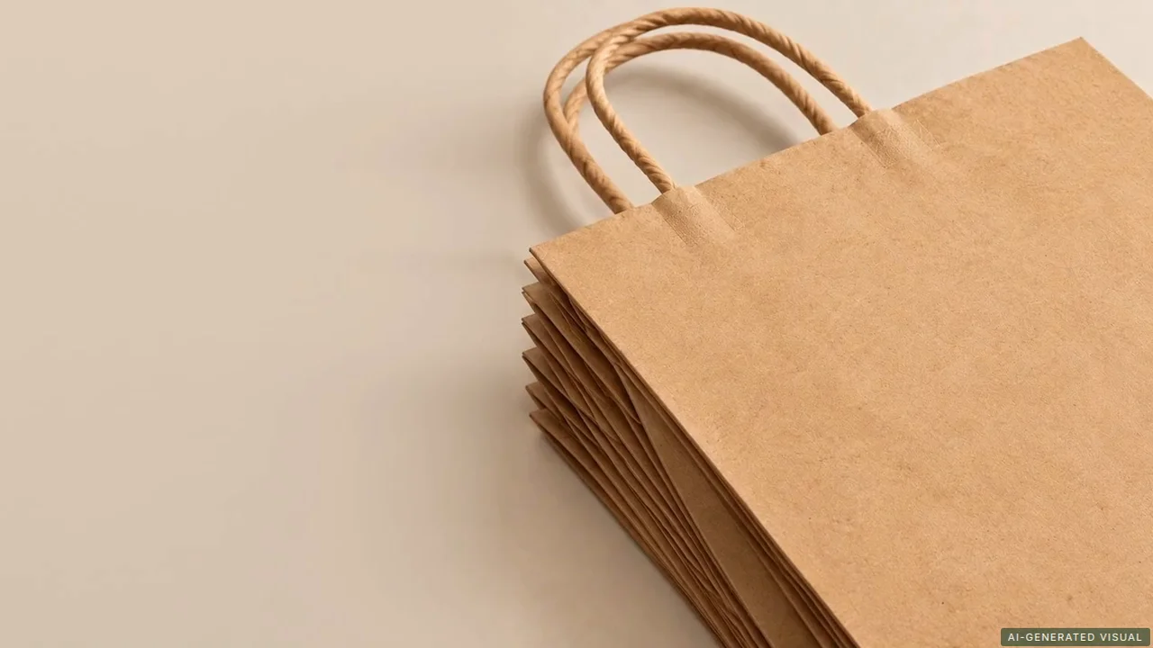 Personalizowane brązowe torby papierowe kraft ze skręcanymi uchwytami: przewodnik wideo